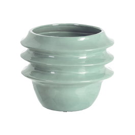 Macetero Aguamarina Cerámica Decoración 35 X 35 X 30 cm