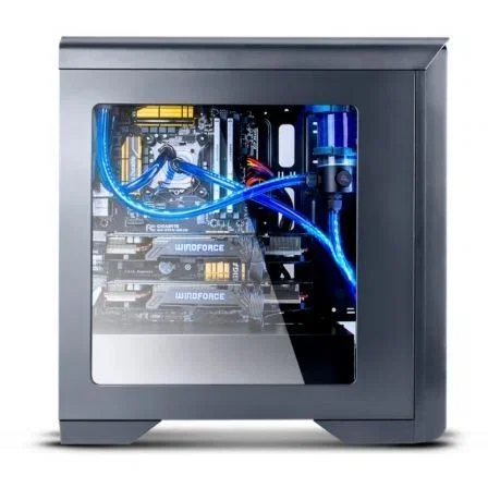 Nox Hummer ZX - Caja PC ATX Negra con Ventana