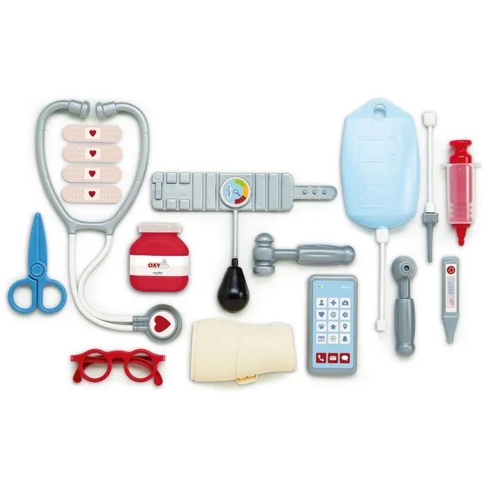 Ecoiffier Maletín Médico de Lujo Medical 271 ECO3280250002710 - Para Consultas Exhaustivas - 18 Meses