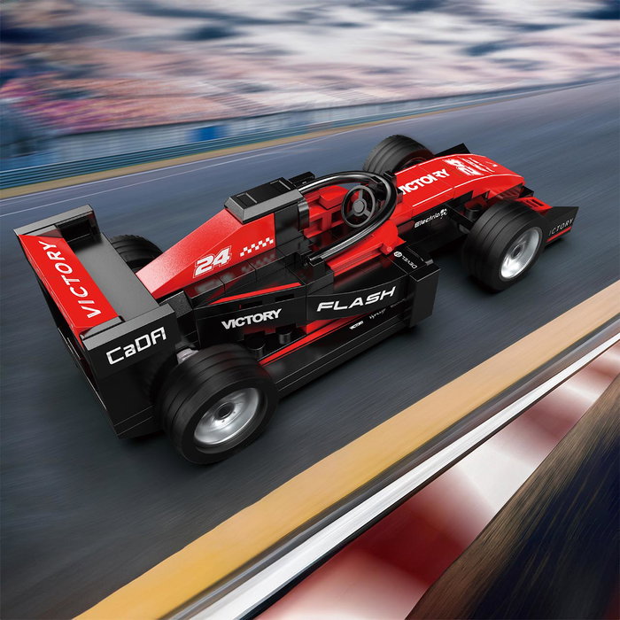 Deqube Triumph Legend 123 Pzas Coche Deportivo de Construcción para Niños +8 Años