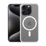 Just in Case 8305978 Funda transparente para Apple iPhone 15 Pro con MagSafe, TPU resistente a golpes y rayones