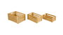 Inde Set 3 Cajas Bambú Organización 30.5x23x15.2 cm y 28x18 cm (6 Unidades)