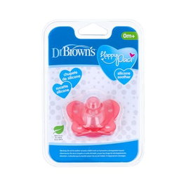 Dr. Brown's Chupete Todo Sili Redond +0M 1Un Rosa