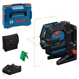 Bosch Professional GCL 12V-50-22 CG Láser Combinado con Soporte RM 20 y Batería GBA 12V 2.0Ah en L-Boxx