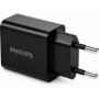 PHILIPS Cargador de móvil USB C + USB A Carga rápida