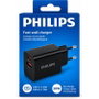 PHILIPS Cargador de móvil USB C + USB A Carga rápida