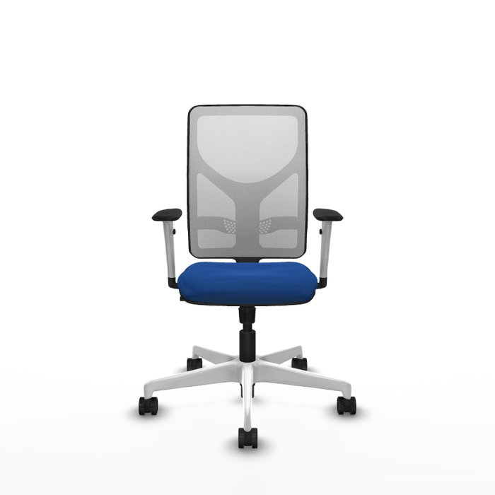 PIQUERAS Y CRESPO Silla de oficina Motilla con mecanismo Sincro, Azul y Blanco PIQUERAS Y CRESPO Silla de oficina Motilla con mecanismo Sincro, Azul y Blanco