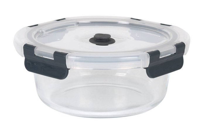 Quttin Fiambrera Redonda con Tapa Vacío Ø 17 x 7.1 cm 650 cc (6 Unidades)