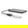 Digitus Adaptador USB OTG Micro-USB B a USB-A, Cable de 0.15 m, Negro
