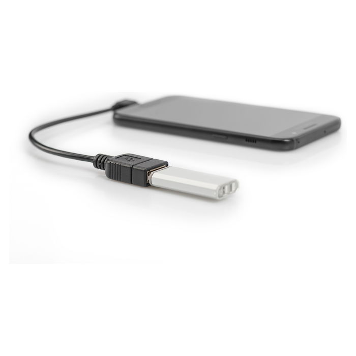 Digitus Adaptador USB OTG Micro-USB B a USB-A, Cable de 0.15 m, Negro