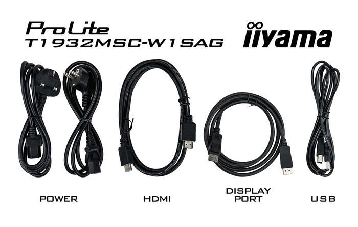 iiyama ProLite T1932MSC-W1SAG Monitor Táctil 19 pulg Blanco