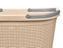 STEFANPLAST Cesto para ropa Elegance con asas, Crema