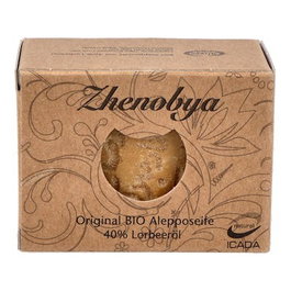 Zhenobya Jabón de Alepo 60-40% 190gr Orgánico Aceite de Oliva y Laurel