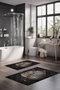Mijölnir CT-5405 Juego de Alfombrillas de Baño 2 Piezas Poliéster Suaves Antideslizantes Antibacterianas 40x60 cm 60x100 cm