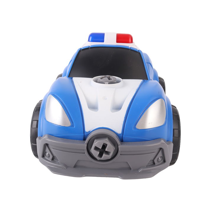 Tachan Coche de Policía Armable RC T01024 22 Piezas con Control Remoto para Niños +3 Años Tachan Coche de Policía Armable RC T01024 22 Piezas con Control Remoto para Niños +3 Años