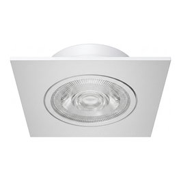 Synergy21 Helios LED Deckeneinbauspot cuadrado y orientable, blanco neutro, blanco