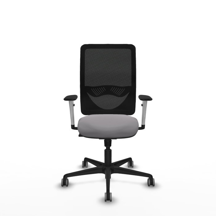 PIQUERAS Y CRESPO Silla de oficina Zulema con mecanismo Sincro, Gris y Negro PIQUERAS Y CRESPO Silla de oficina Zulema con mecanismo Sincro, Gris y Negro