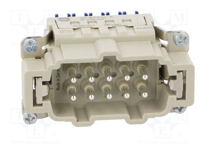 HARTING Conector HDC Han® ES Press Macho 10 Pines