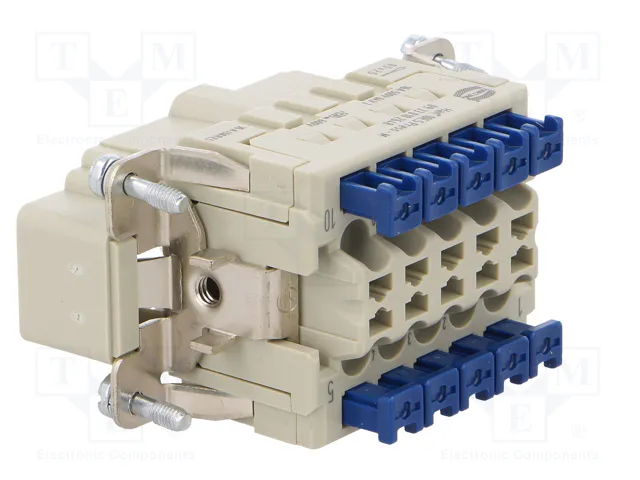 HARTING Conector HDC Han® ES Press Macho 10 Pines