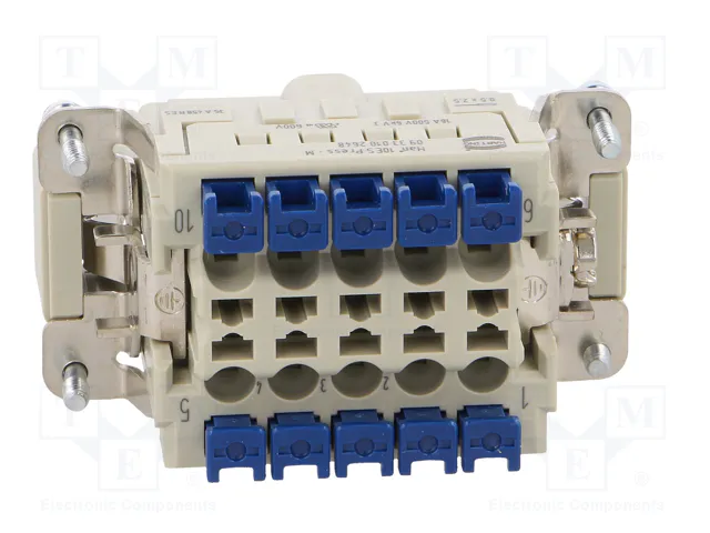 HARTING Conector HDC Han® ES Press Macho 10 Pines