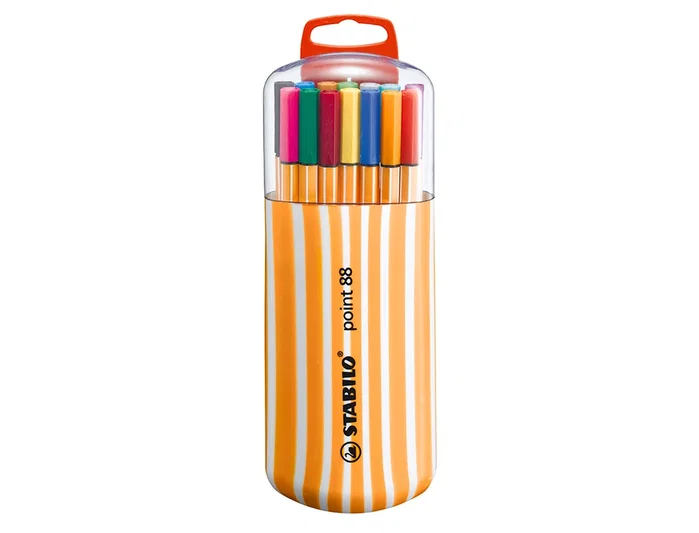 Stabilo Point 88 Estuche Zebrui de 20 Rotuladores Colores Surtidos