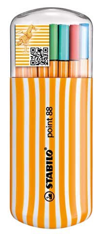 Stabilo Point 88 Estuche Zebrui de 20 Rotuladores Colores Surtidos
