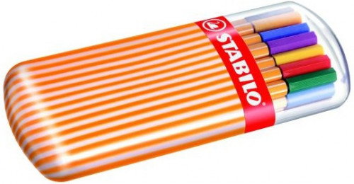 Stabilo Point 88 Estuche Zebrui de 20 Rotuladores Colores Surtidos