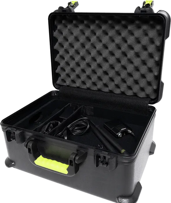 SBG Estuche de Transporte para 7 Micrófonos HF y Accesorios, Cierre TSA para Viaje