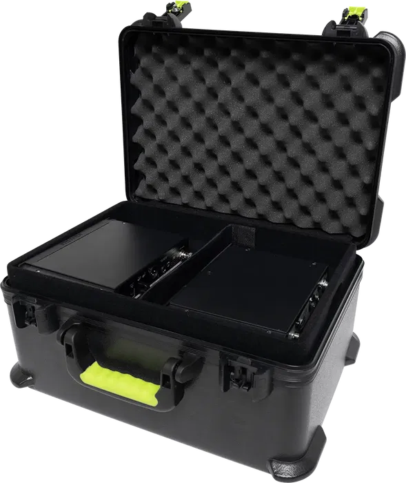 SBG Estuche de Transporte para 7 Micrófonos HF y Accesorios, Cierre TSA para Viaje