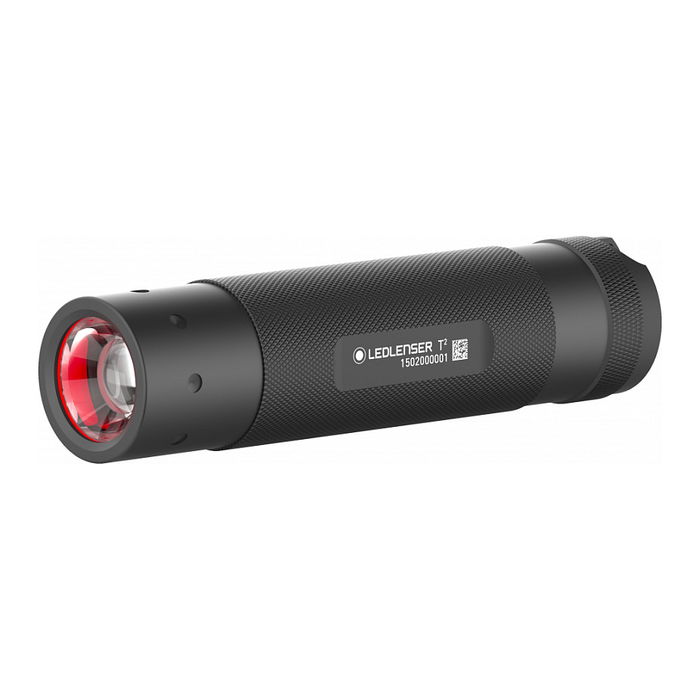 Ledlenser T² Linterna de Mano Negra de Aluminio IPX6