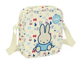 Safta Bolsito Bandolera Miffy Buddy Reciclado y Repelente al Agua