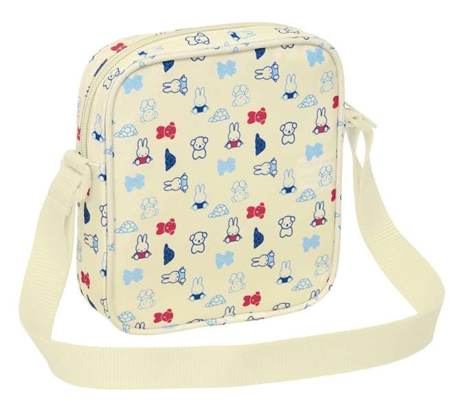 Safta Bolsito Bandolera Miffy "Buddy" Reciclado y Repelente al Agua 16x18x4 cm