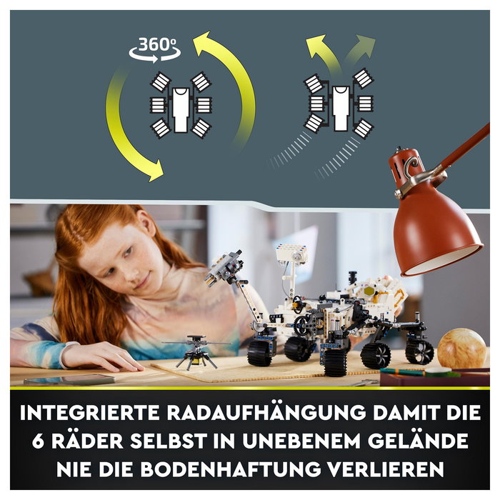 LEGO 42158 Technic NASA Mars Rover Perseverance Set de Construcción para Adultos