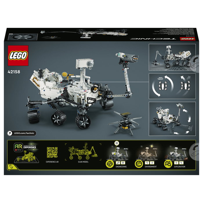 LEGO 42158 Technic NASA Mars Rover Perseverance Set de Construcción para Adultos