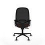 PIQUERAS Y CRESPO Silla de oficina Cilanco Naranja y Negro