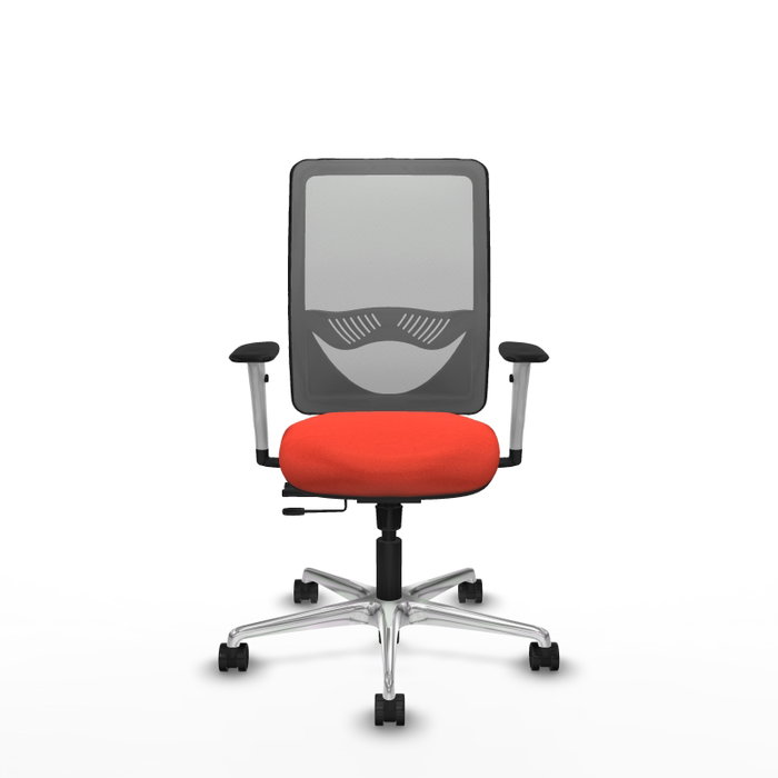 PIQUERAS Y CRESPO Silla de oficina Zulema con mecanismo Sincro/Traslack, Naranja oscuro y Gris PIQUERAS Y CRESPO Silla de oficina Zulema con mecanismo Sincro/Traslack, Naranja oscuro y Gris
