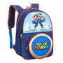 Toybags Mochila Super Mario con Bolsillo Frontal Redondo, Forrada y Personalizada, 28 x 23 x 10 cm