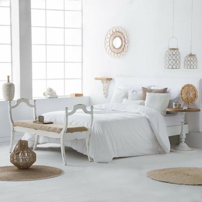 Figura Decorativa Alexandra House Living Blanco Ángel 18 x 19 x 29 cm
