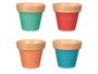 Ibergarden Maceta 28 cm Surtidos Bicolor Plástico (Set de 12)