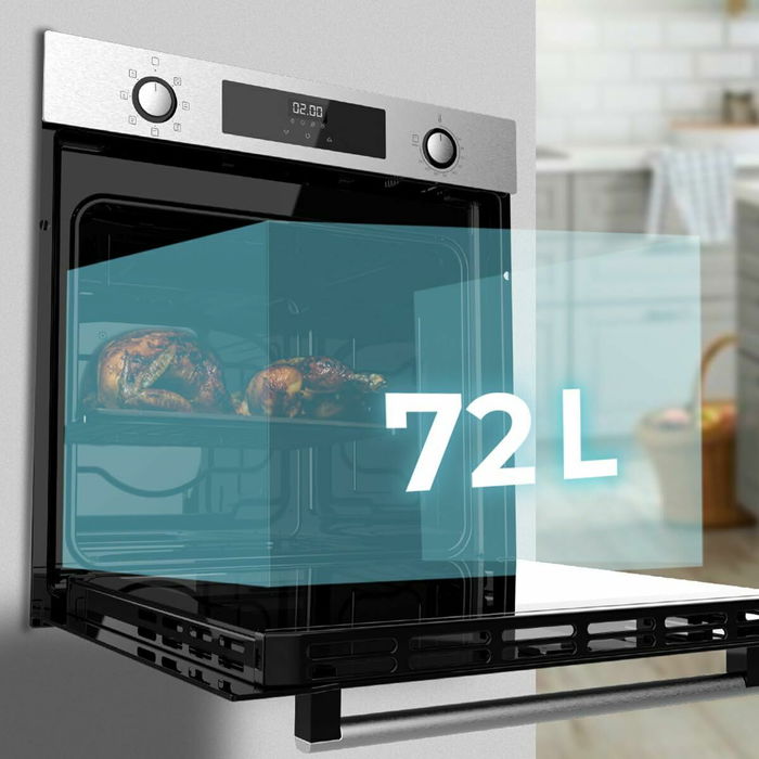 Horno Multifunción Cecotec Bolero Hexa M226000 Inox 2800 W 72 L