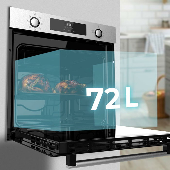Cecotec Bolero Hexa M226000 Inox A Horno Integrable Multifunción 72L