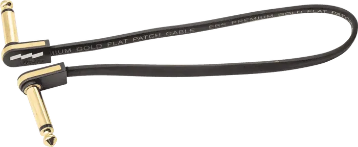 EBS Cable Interlink Pcf Premium Gold Jack-Jack Aa Negro - 28 Cm (Set de 10) (Set de 10)