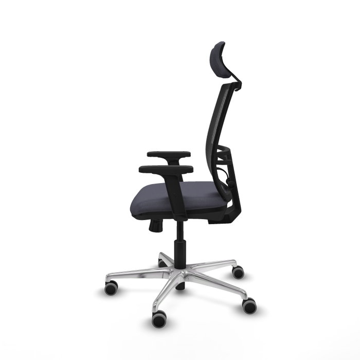 PIQUERAS Y CRESPO Silla de oficina Yunquera con mecanismo Sincro/Traslack Gris oscuro y Negro PIQUERAS Y CRESPO Silla de oficina Yunquera con mecanismo Sincro/Traslack Gris oscuro y Negro