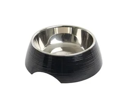 Kruuse Buster Bowl Melamina Brillo Negro 350 mL Comedero para Perros