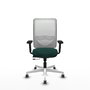 PIQUERAS Y CRESPO Silla de oficina Zulema Verde botella y Blanco