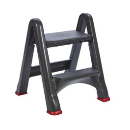 Curver Taburete plegable rojo-negro