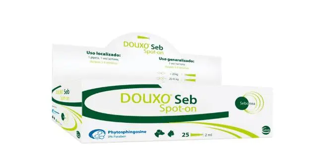 Douxo Seb Spot-On 25 Pipetas de 2 ml