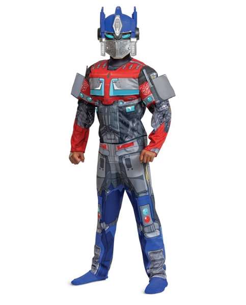 Hasbro Disfraz Transformers Optimus Prime Musculoso Classic Talla 4-6 Años