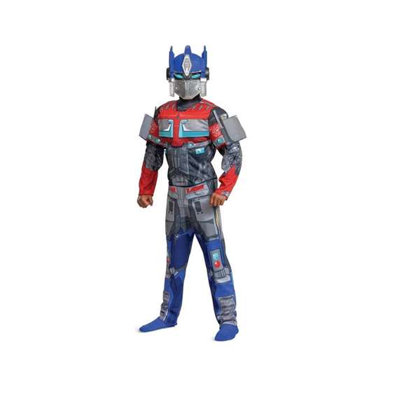 Hasbro Disfraz Transformers Optimus Prime Musculoso Classic Talla 4-6 Años