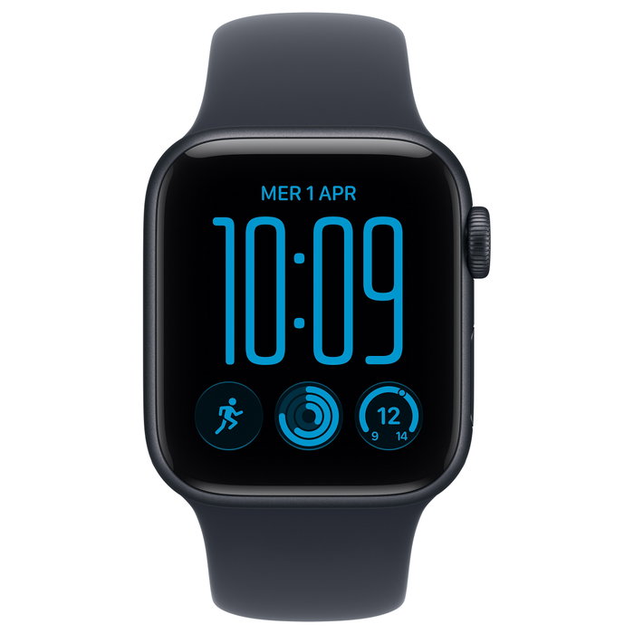 Apple Watch SE 3 40mm Cellular Midnight con Sport Band Azul Marino S/M